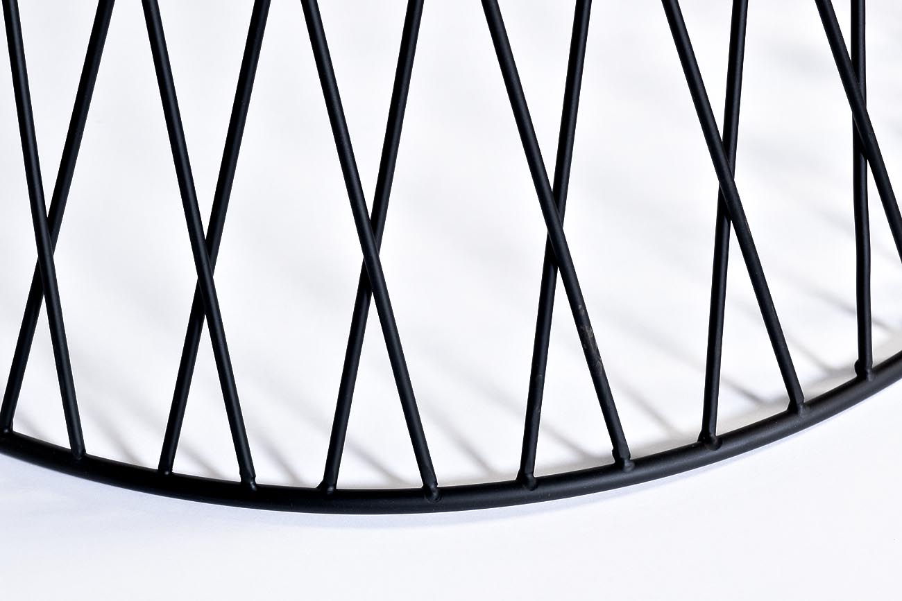 46AS-DT5019-BL Стол обеденный темн.стекло/черн.металл d120*75см_s2 3