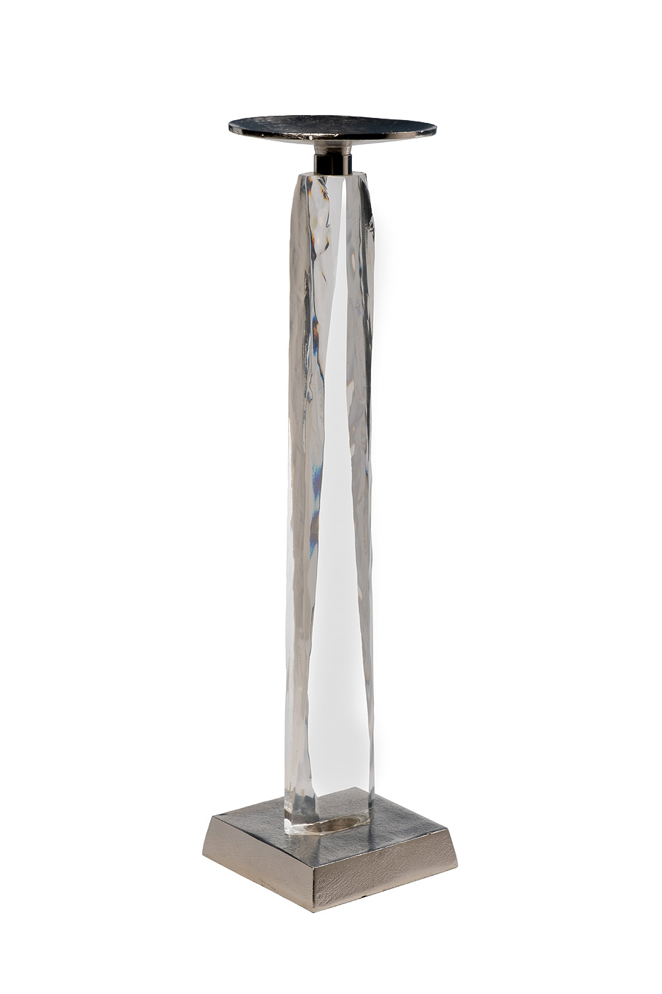 71PN-02922 Подсвечник высокий прозрачный d13*50см_s2 1