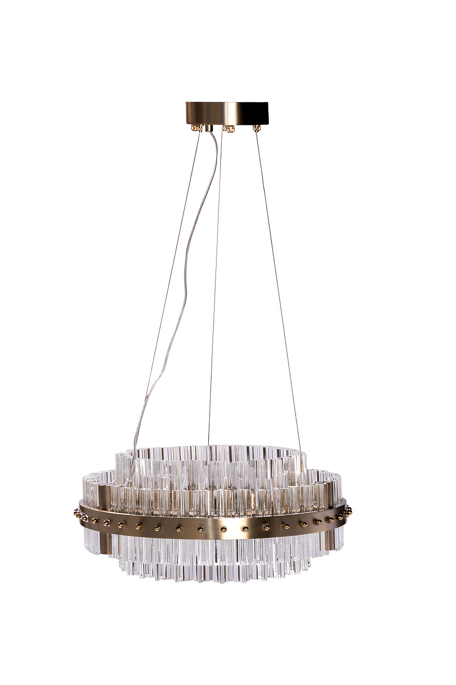 91GH-30864 Люстра подвесная «Galaxy» стекло прозрач. d47*h20см_s2 1