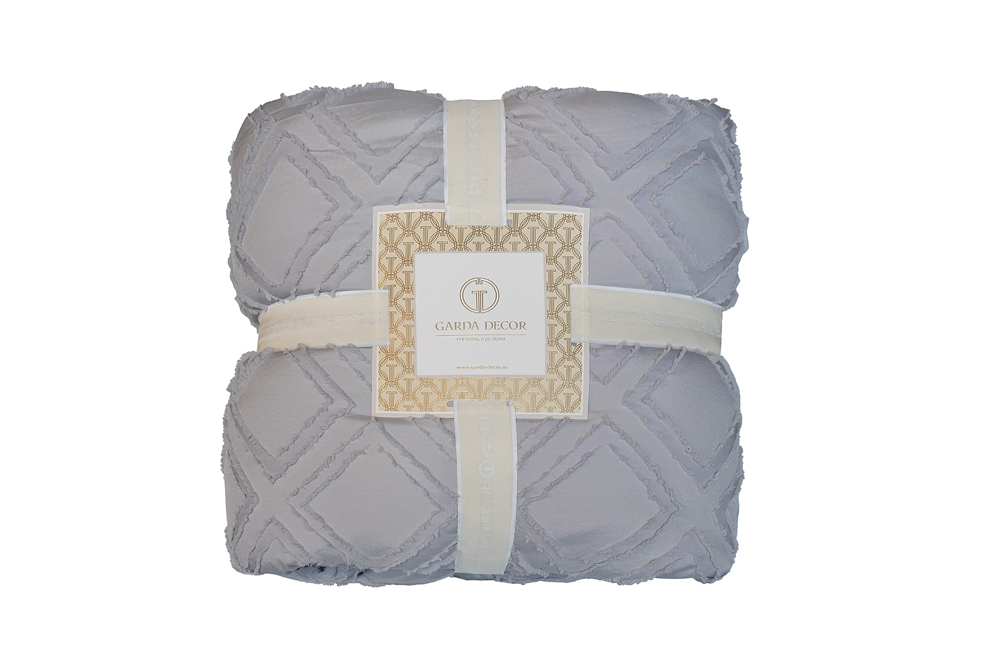 177HON-19260 Покрывало Квадро серое 240*260_s2 6