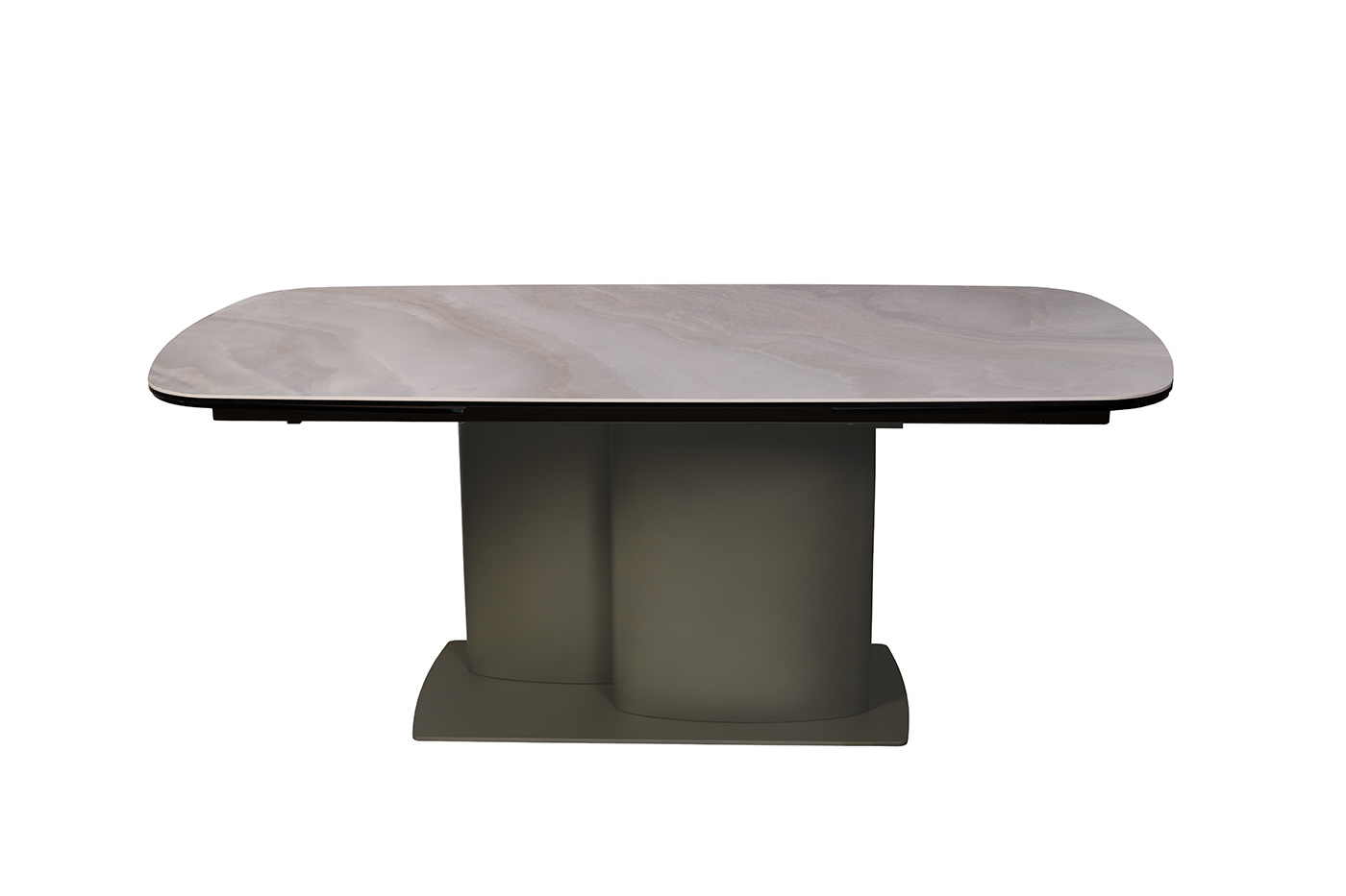 169DT-92151 Стол обеденный раскл.керам.столешница 190(50+50)*98*76см_s2 2