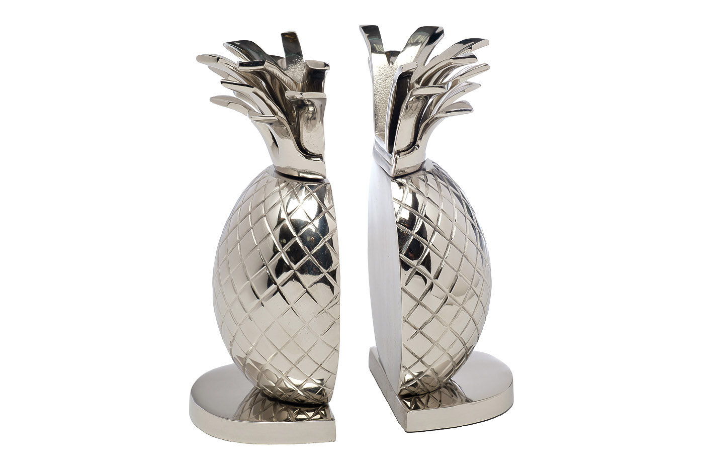 94PR-12439 Держатель для книг «Ананас» цвет хром 15*13*20см_s2 1