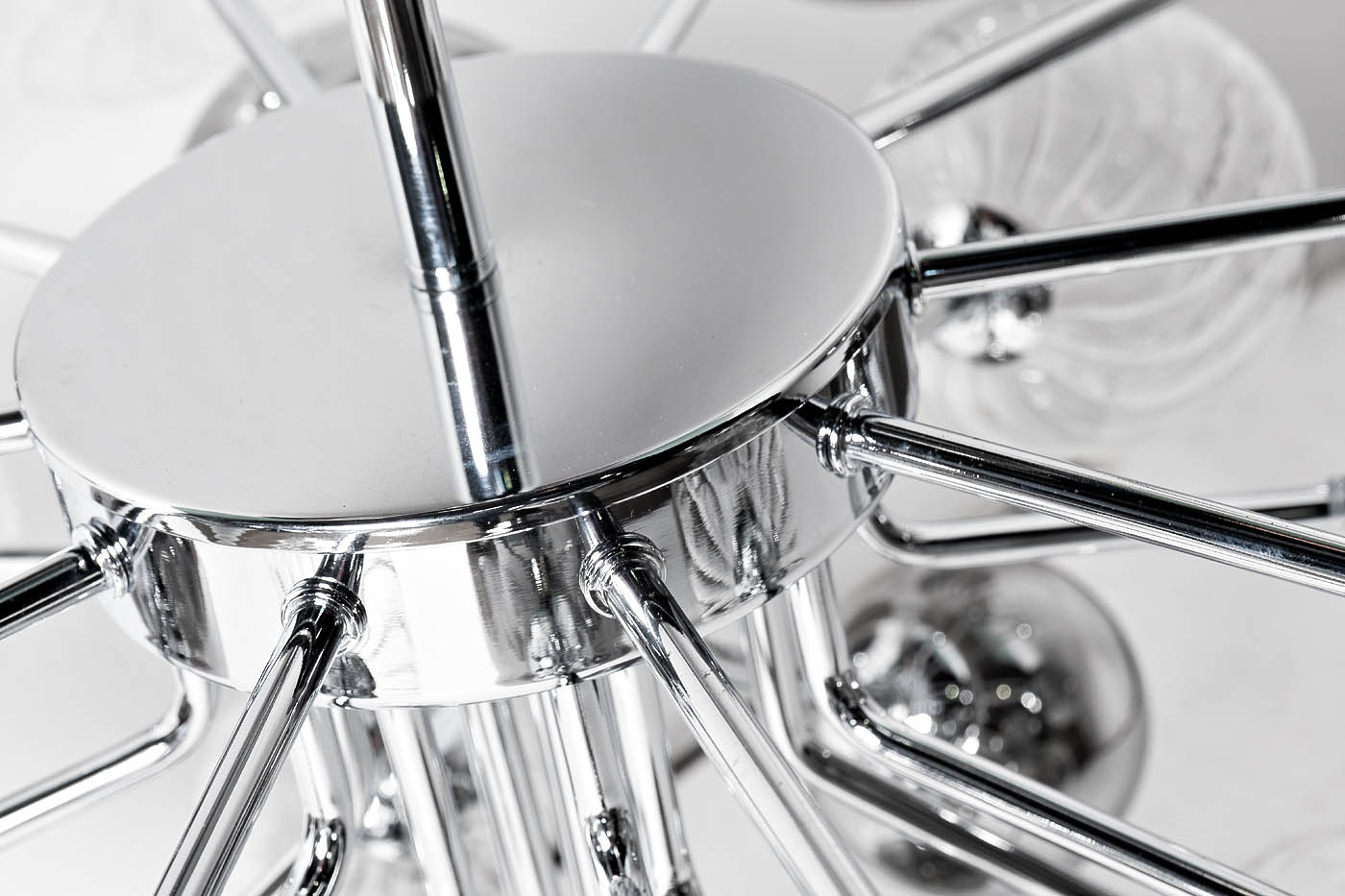 K2KG1275P-16 Светильник потолочный «Bubbles», прозрач./дамчатое стекло d.83 h.61см_s2 3