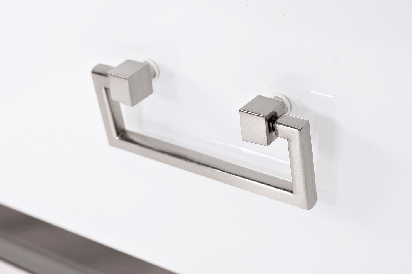 KFG070-NI Консоль 2 ящика белая/хром  120*42*77см_s2 5