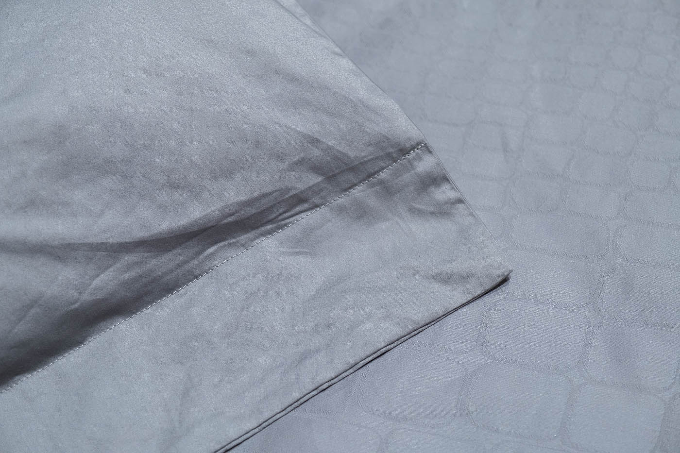 130HB-DC220200-POD JAC SER Пододеяльник сатин жаккард Серпенте серый 200*220_s2 4