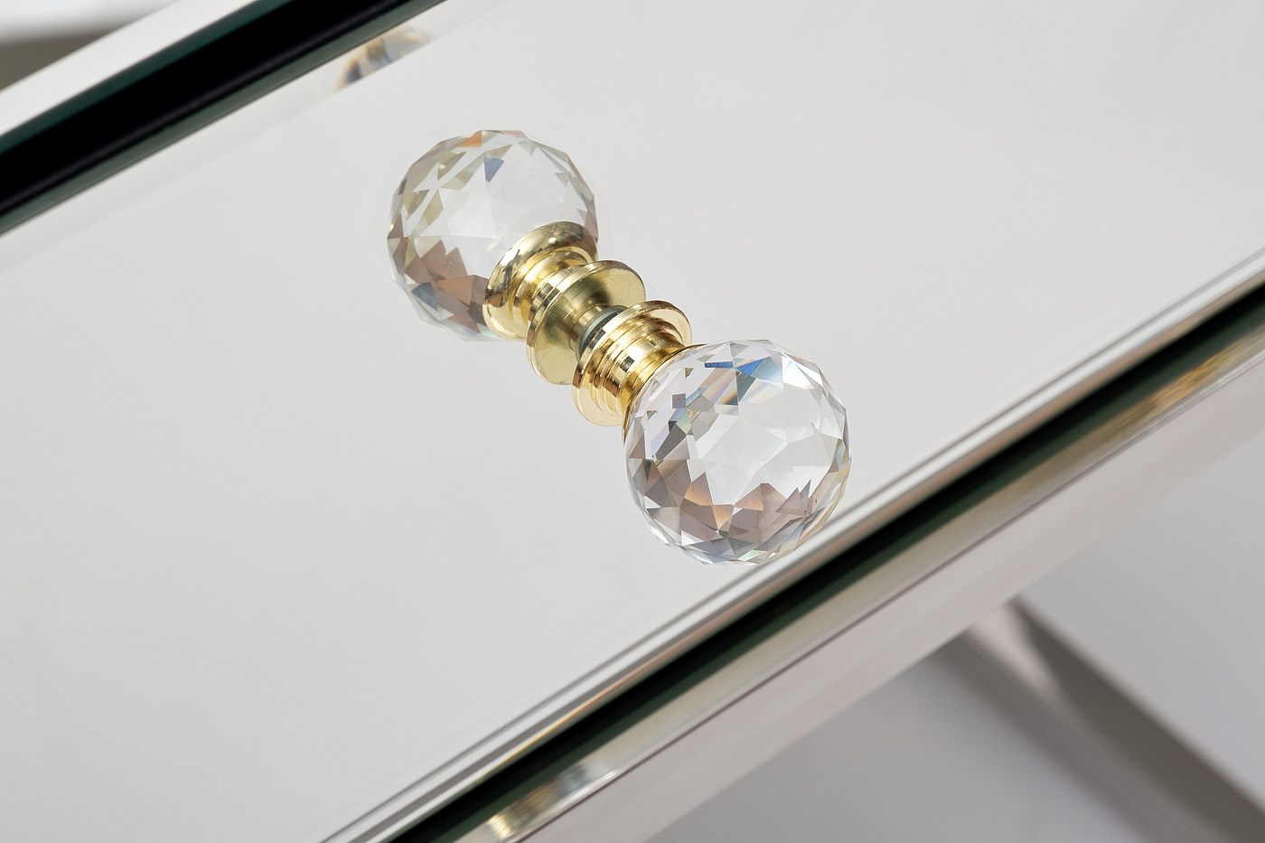 KFG131 Тумба зерк. с ящиком каркас н/ж сталь хром 50*40*50см_s2 5