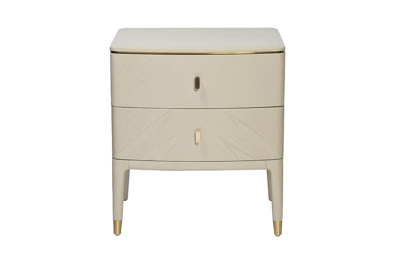 KFG138 Тумба 2 ящика белый шпон 58*42*65см_s2 1