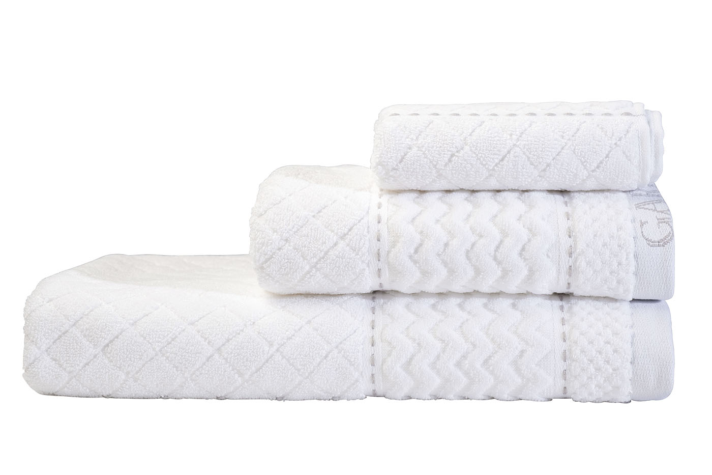 119VAL-ARG70140-POL BEL Полотенце Наполи белое 70*140_s2 1