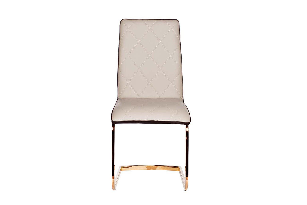 30C-955 Стул экокожа бежевая 44*56*89см_s2 1