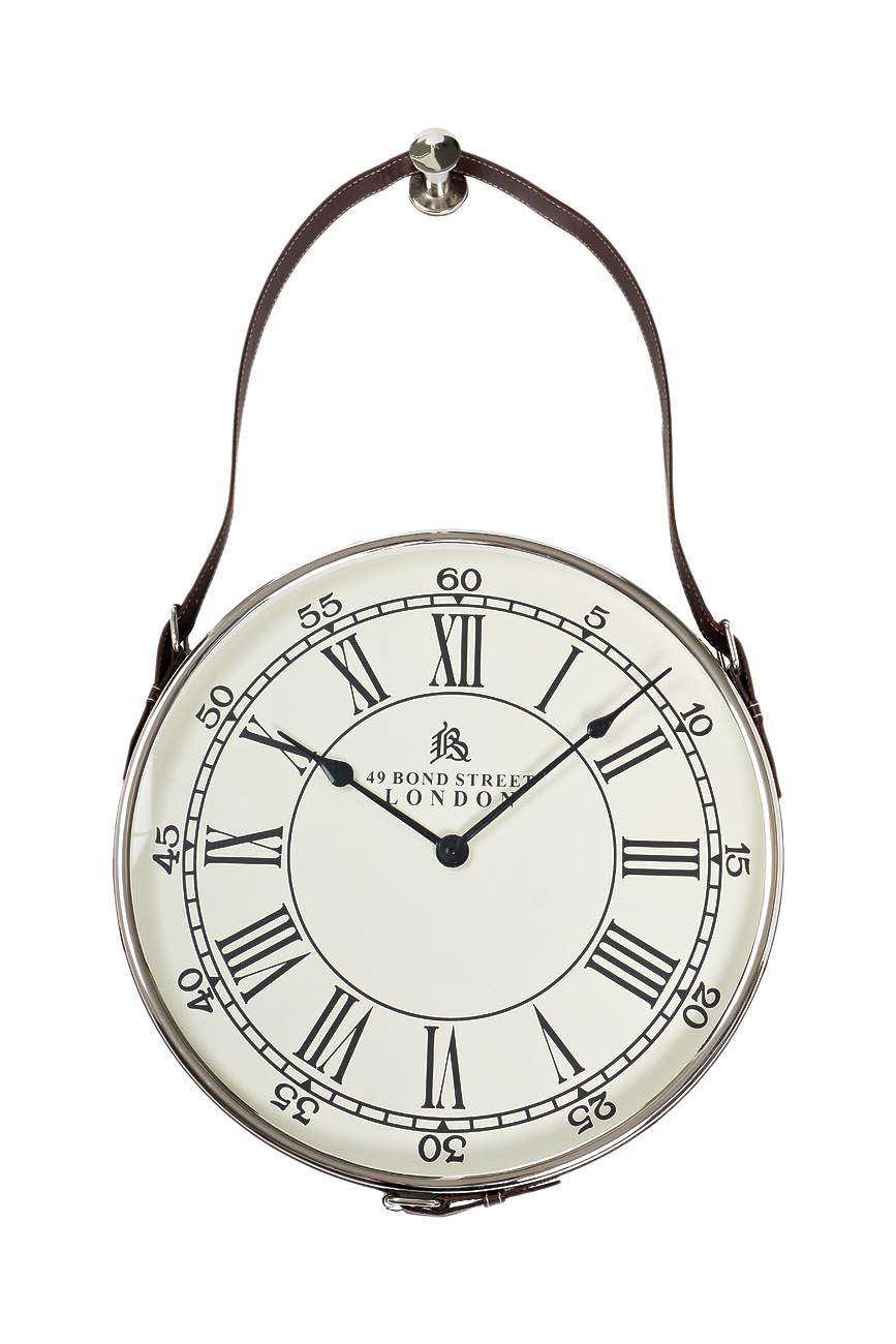 79MAL-5673-70NI Часы настенные на подвесе цвет хром d41см_s2 1