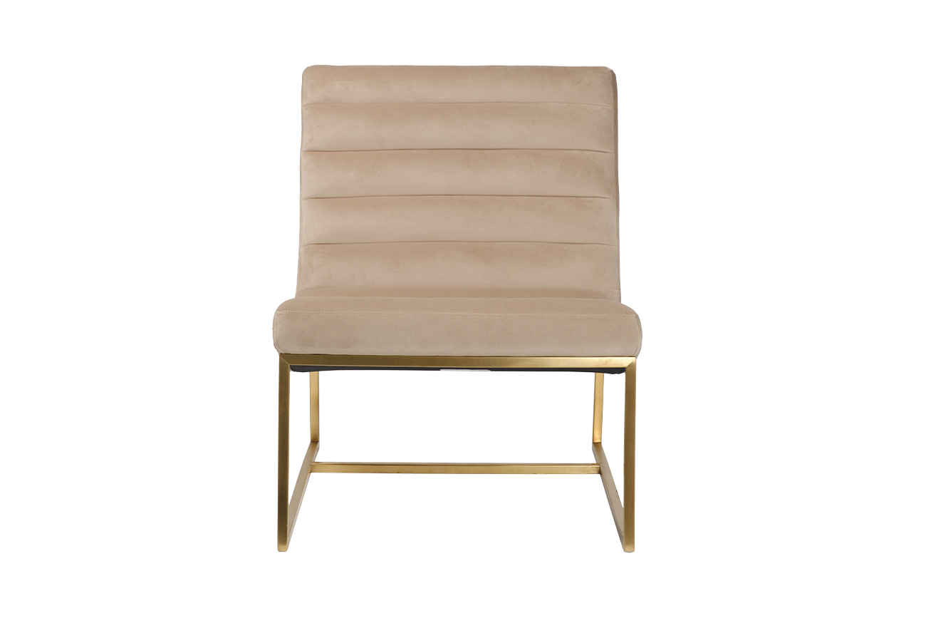 46AS-3039KRES-BEZH Кресло велюр бежевый/мат.золото 67,5*86*86см_s2 1