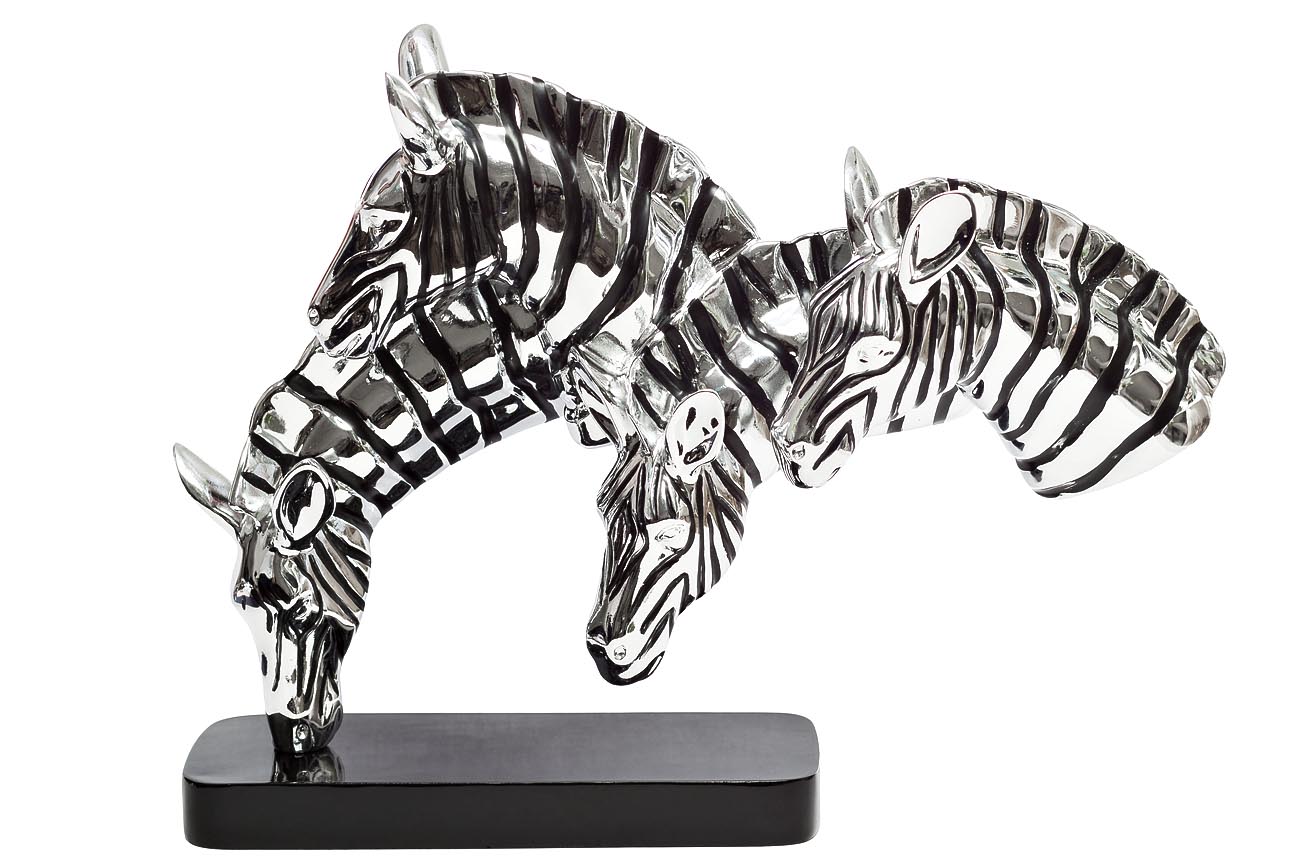 D6236 Статуэтка «Зебра» серебряная 33х9,5х27_s2 1