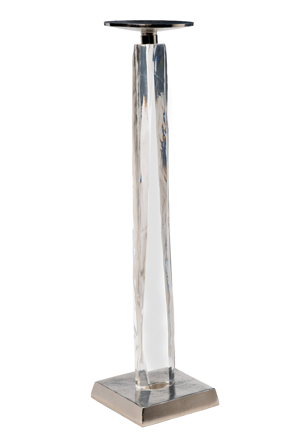 71PN-02923 Подсвечник высокий прозрачный d15*60см_s2 1