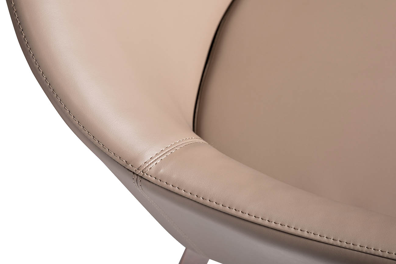 58DB-DC14676 Стул бежевая экокожа 62*61*76cm_s2 3