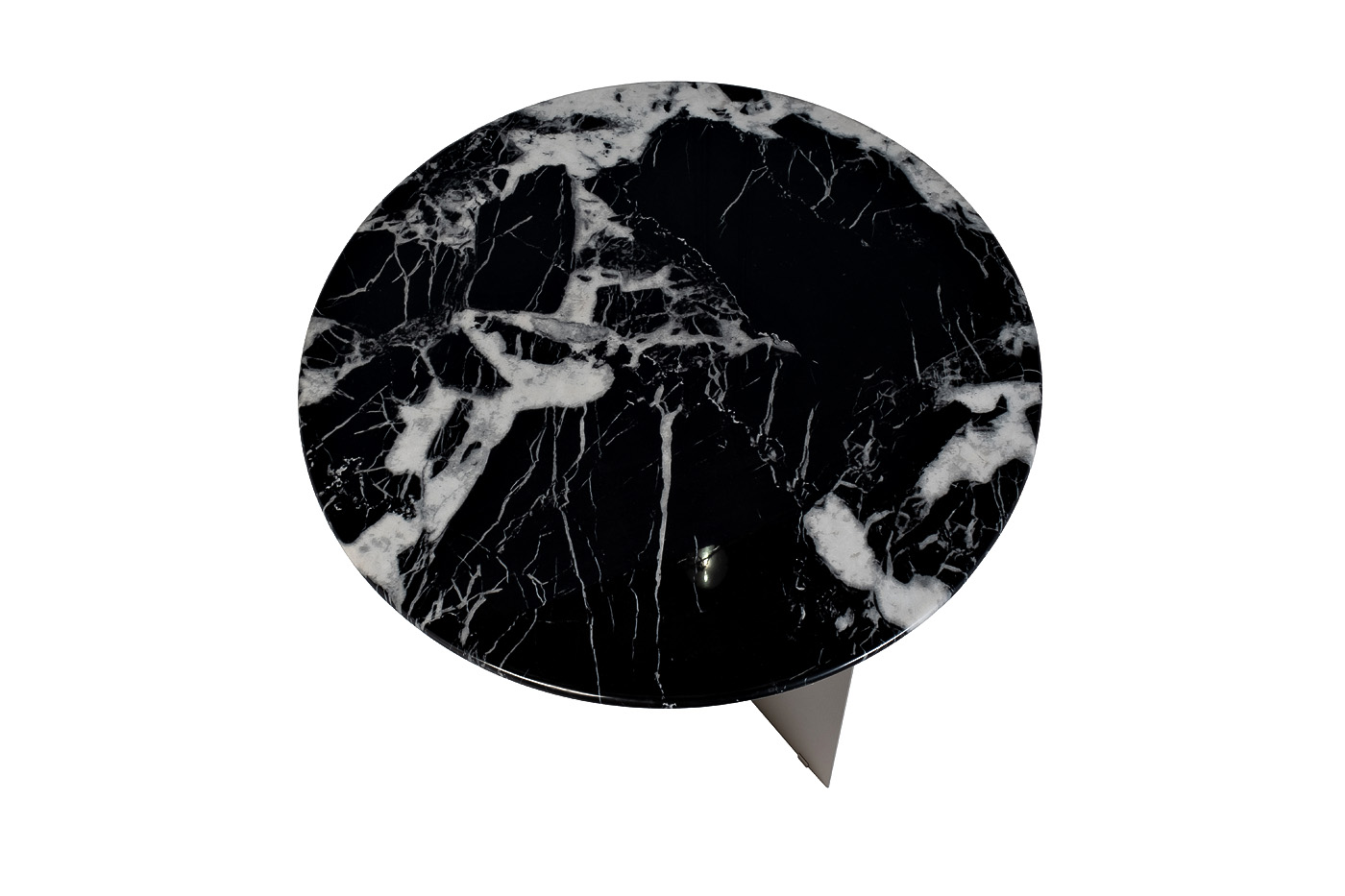 57EL-10311 Стол журнальный черный d70*40см_s2 2