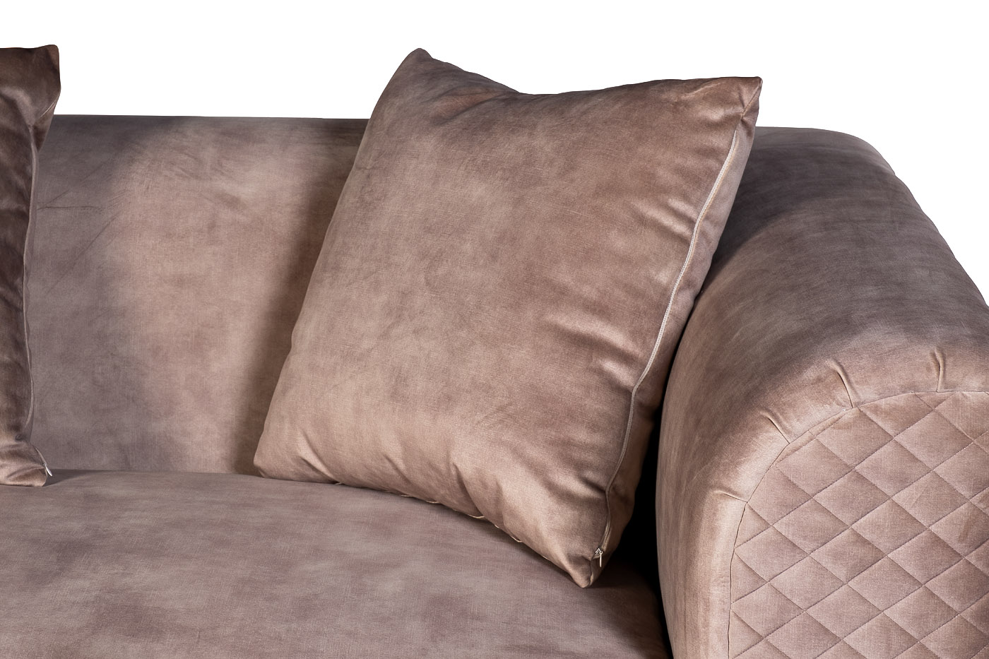 87YY-2047-3 BG Диван трехместный велюр бежевый 245*105*76см_s2 4