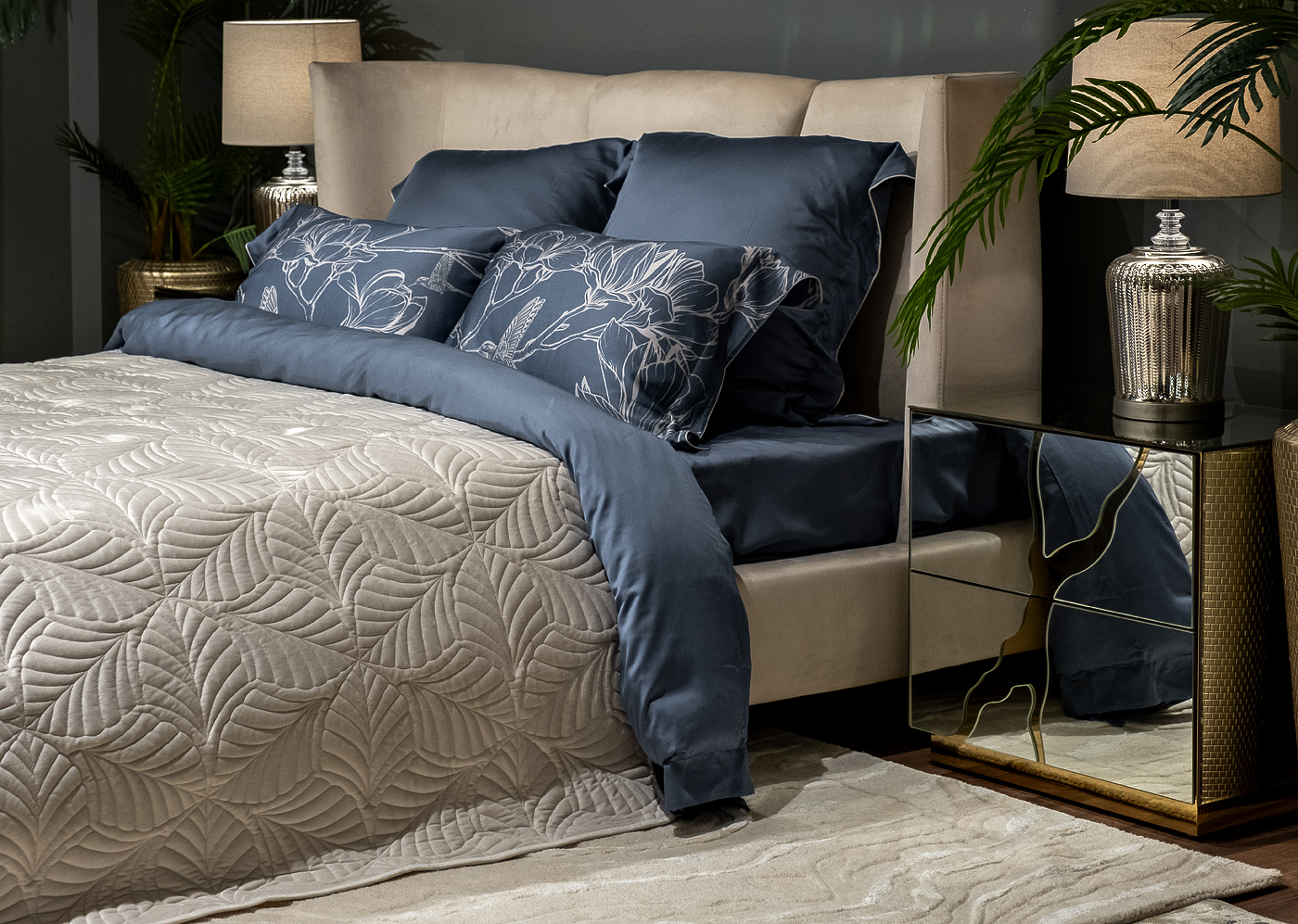 177HON-60230 Покрывало Флора кремовое 180*230_s2 5