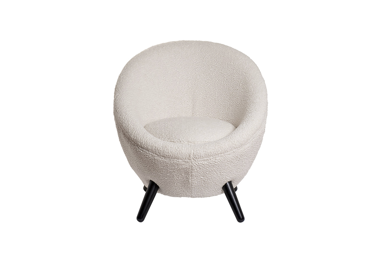 48MY-2746 CRE Кресло иск.каракуль кремовый 79*83*83см_s2 1