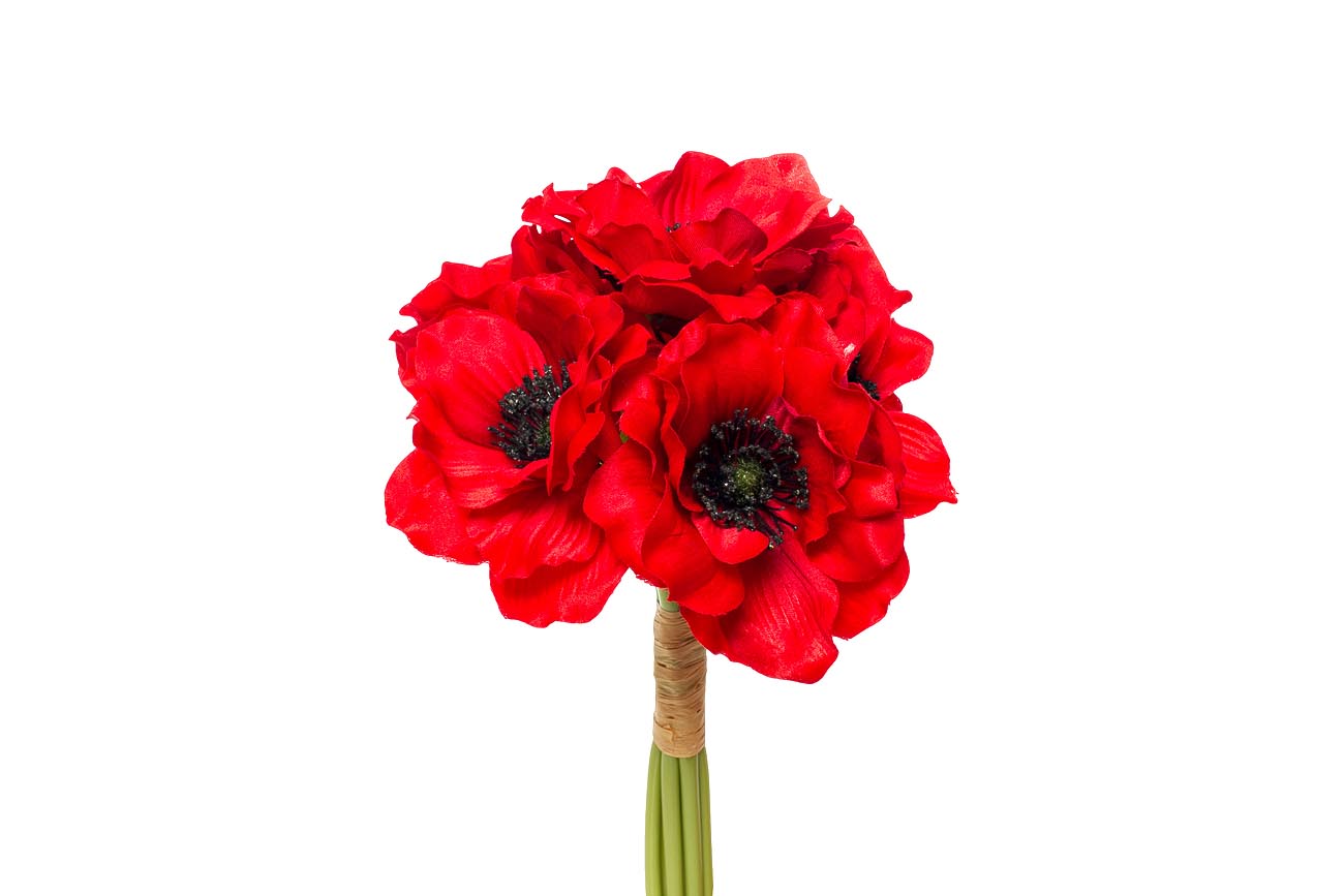 9F27090SN-1545 Букет красных маков 30см (12)_s2 1