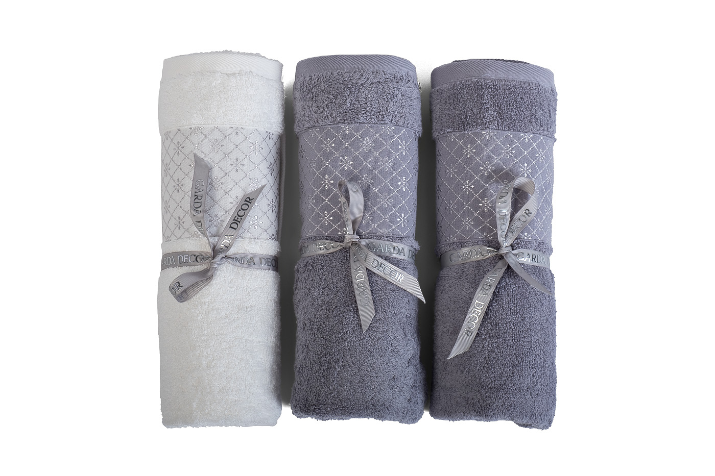 Полотенце махровое 50*90 Венера серое_s2 5