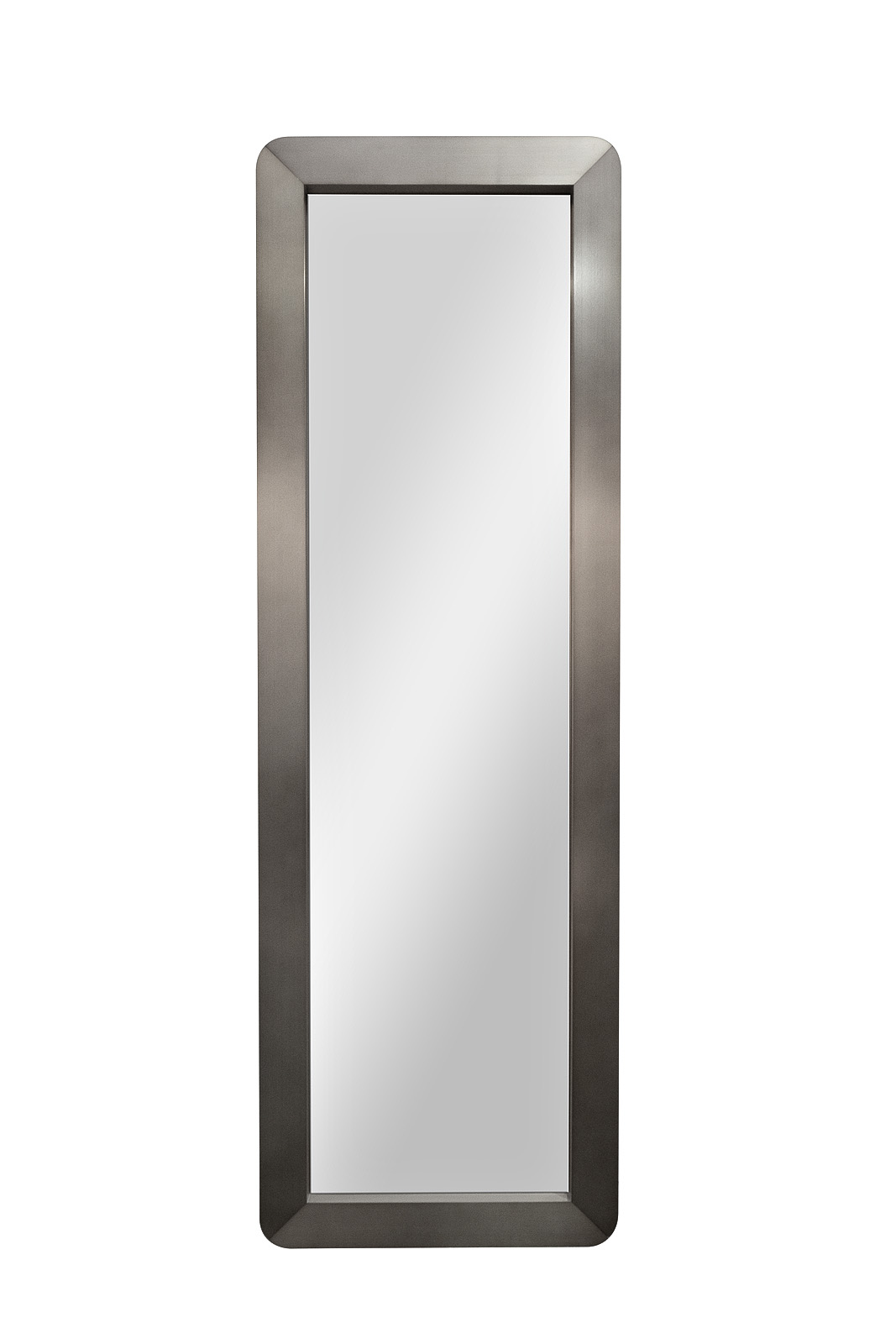 58DB-14803 Зеркало рама нерж.сталь/мат.никель 210*68*7,5см_s2 1