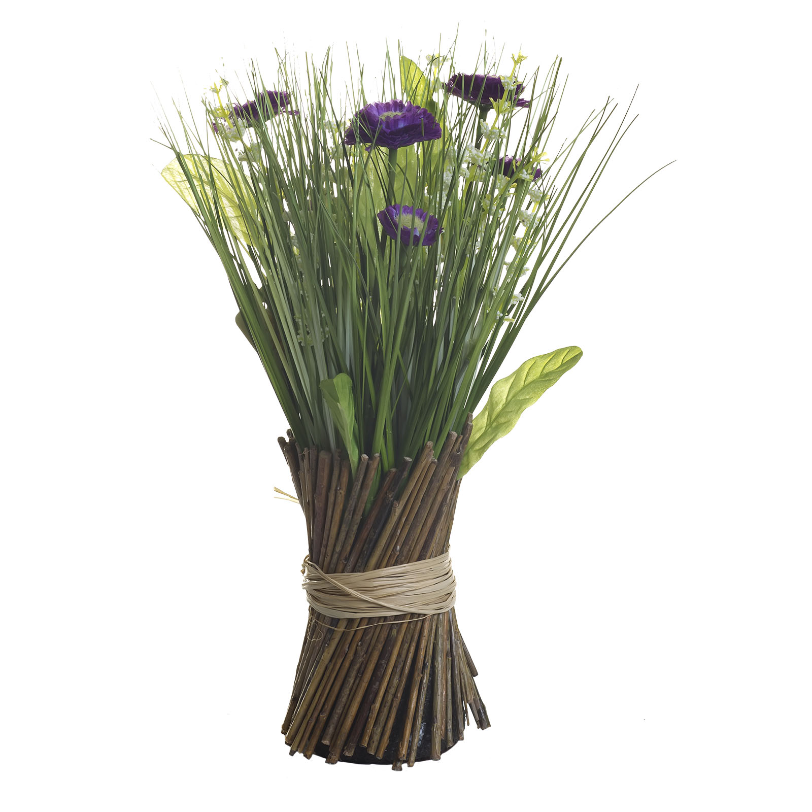 8J-12AK0002 Букет маргариток фиолетовых  30 см  (12)_s2 1