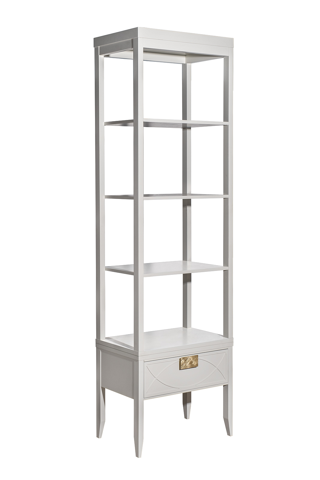 151SV-000017 Шкаф-витрина открытый бежевый 60*158*40см_s2 4