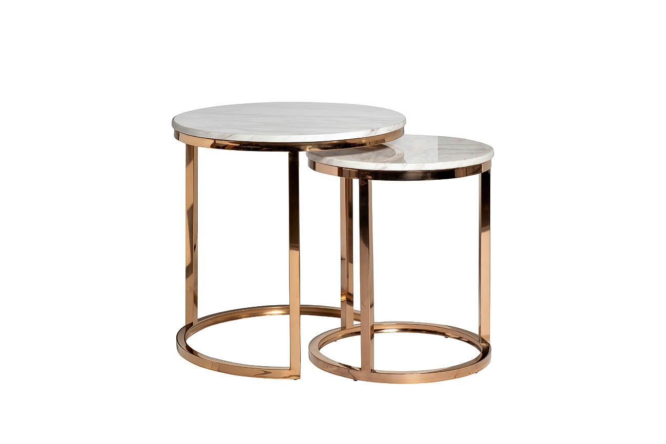 57EL-ET101B Стол журнальный(набор из 2 шт) d60*63/d47*55см_s2 1