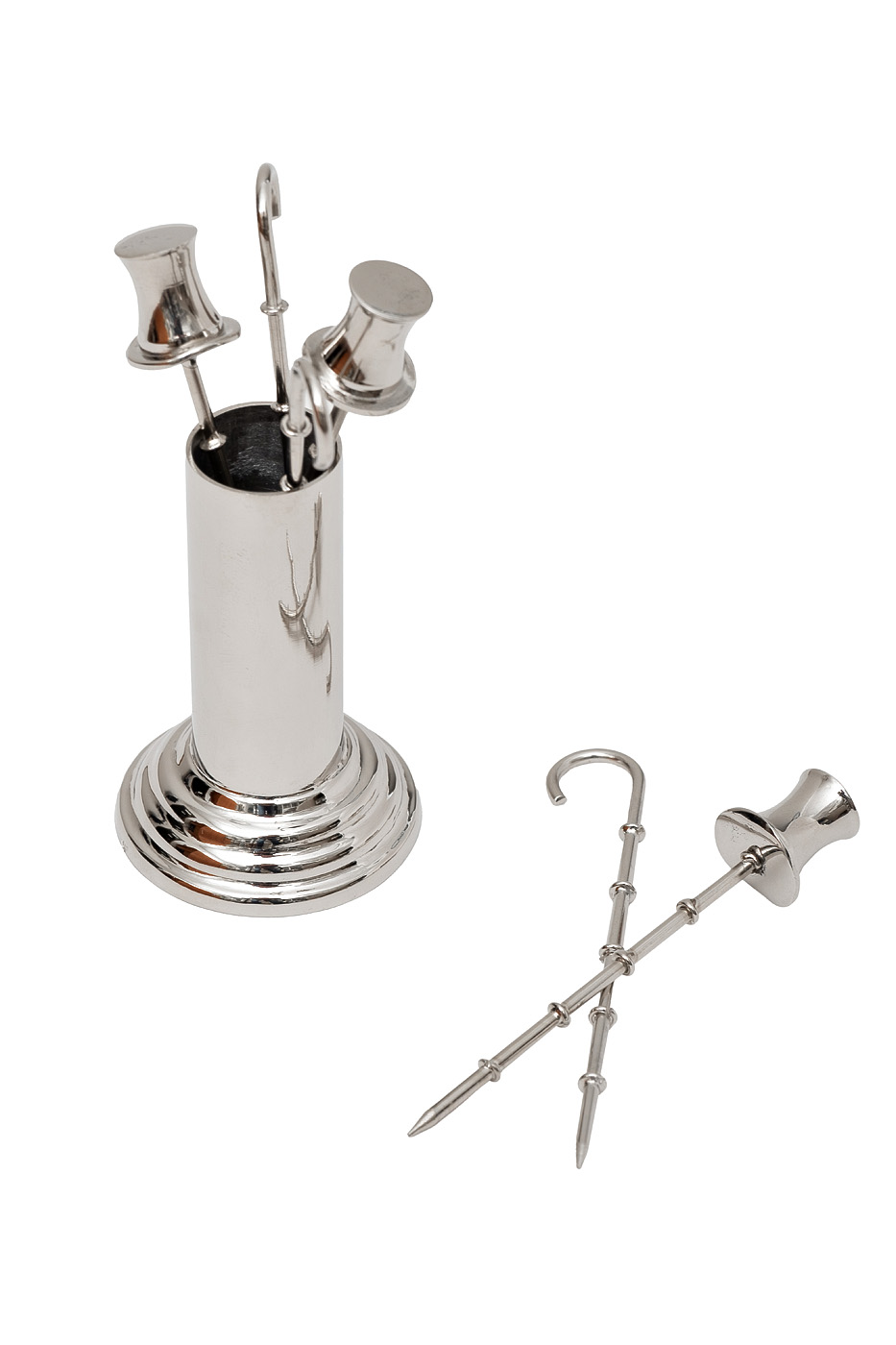 95IM-16363 Шпажки на подставке 6шт. нерж. сталь 5*5*10см_s2 1