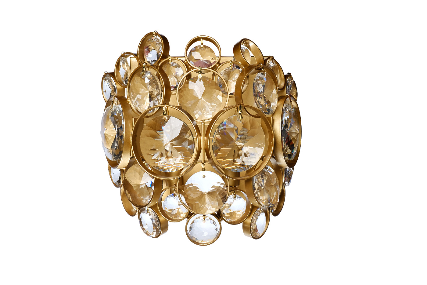 K2KG1120W-1 Бра Lustro латунь/стекло прозрачное 22*13*h22см_s2 1