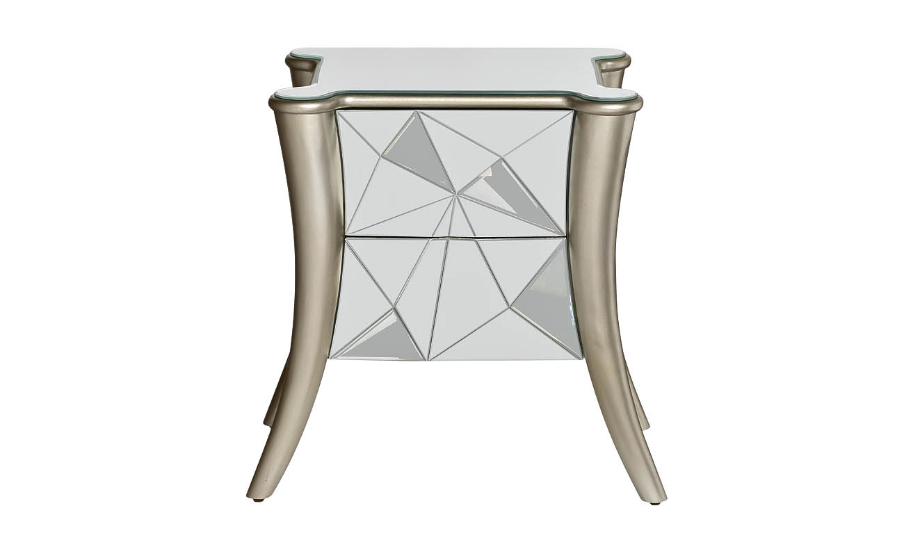 KFC662 Тумба зеркальная, 2 ящика  59*42*58см_s2 1