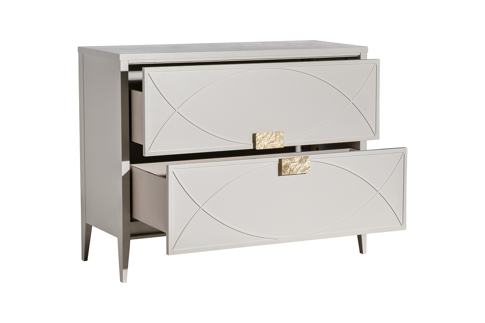 151SV-000012 Комод бежевый 2 ящика 100*80*40см_s2 3