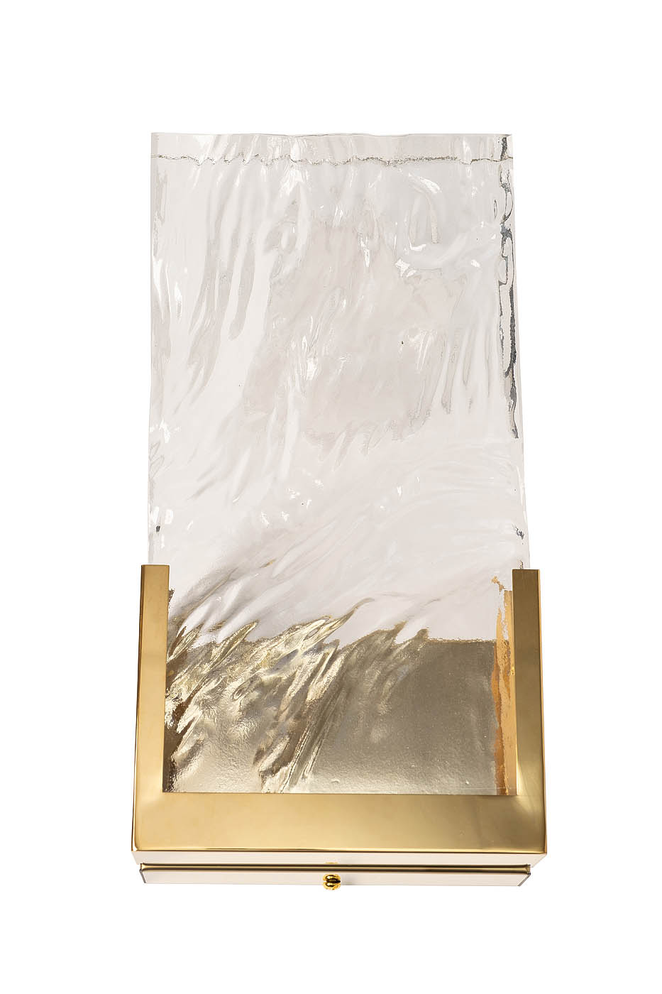 62GDW-930-200 Бра золото, стекло прозрач. 14*h27см_s2 1