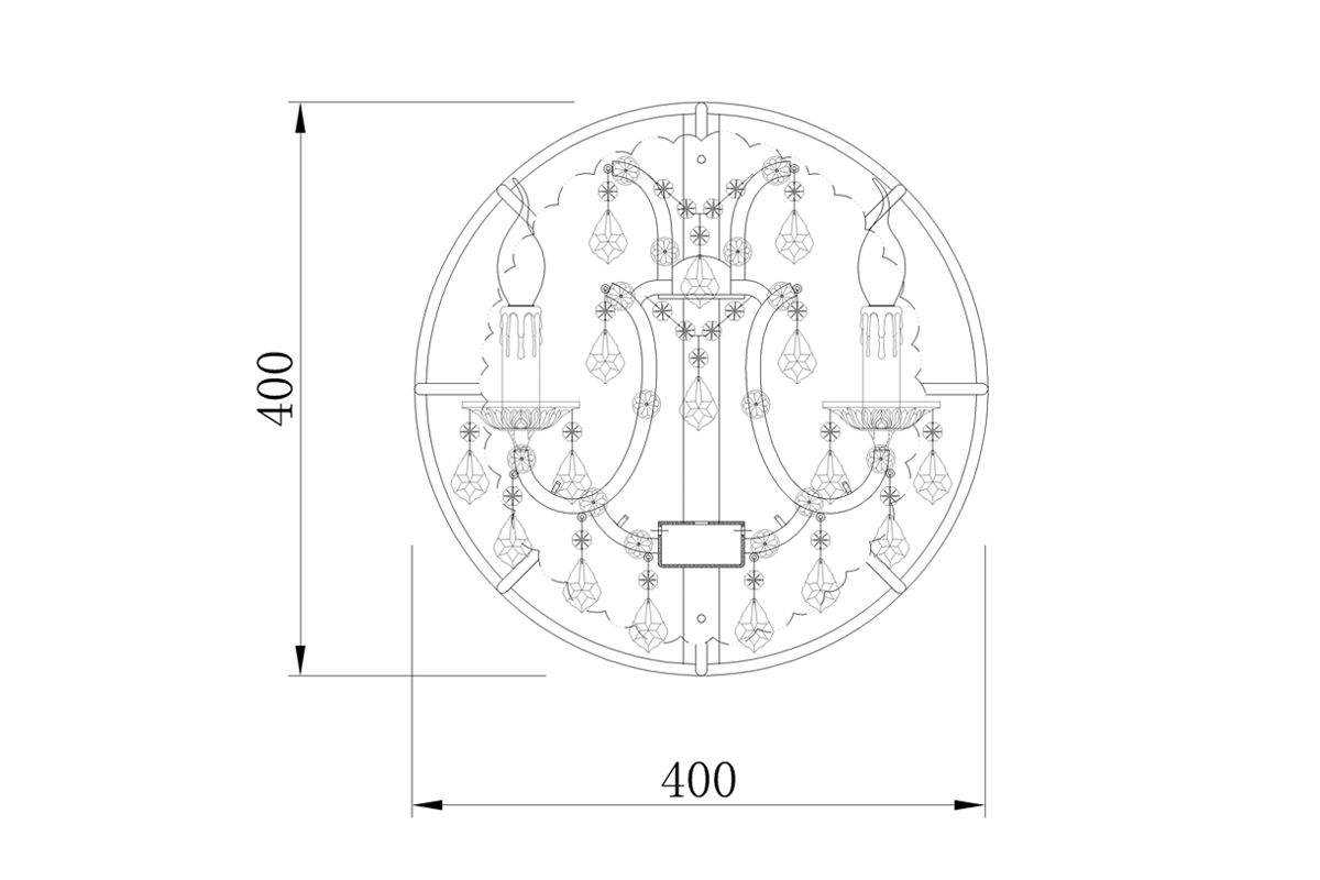 15-B6002-3 Бра 40*40см_s2 3