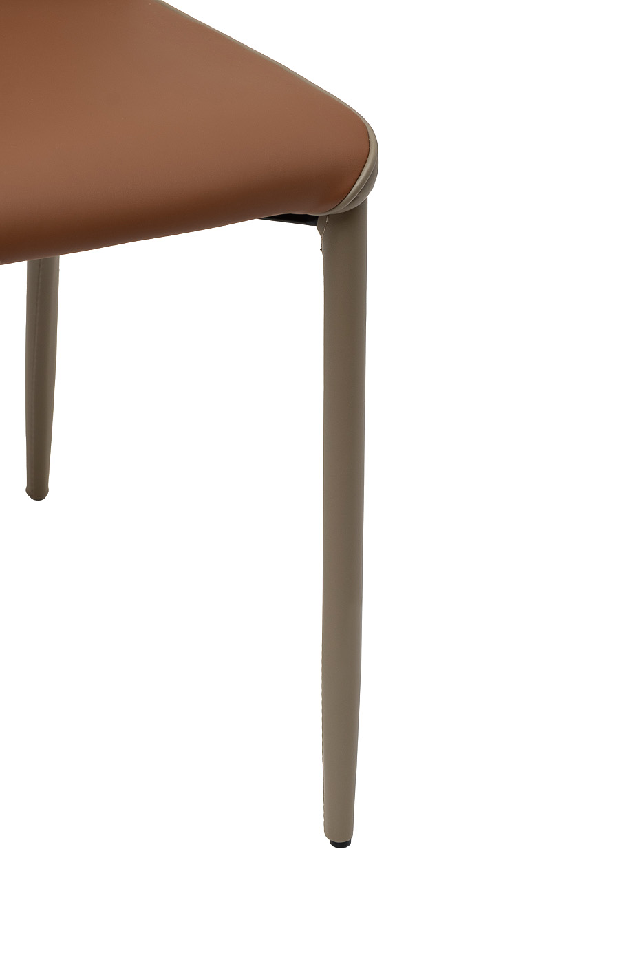 163YH-06995 Стул обеденный экокожа терракота/бежевый 55*45*82см_s2 6