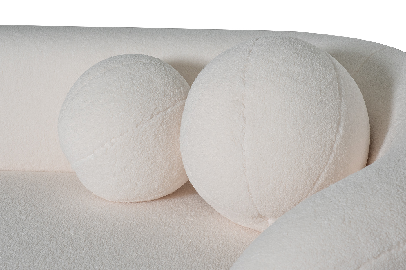 ZW-22024 Диван трехместный иск.мех белый 229*95*61см_s2 4