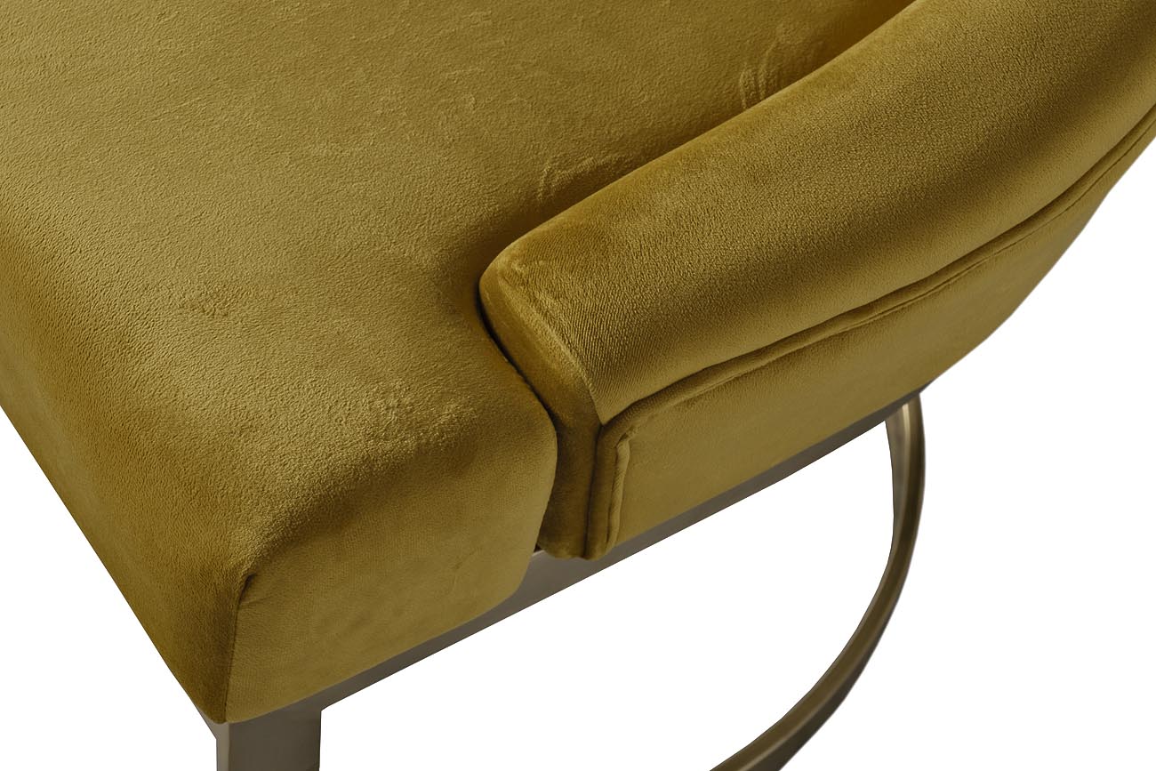 76AR-6210GOLD-OLV Стул велюр оливковый/матовое золото 65*61*93см_s2 4