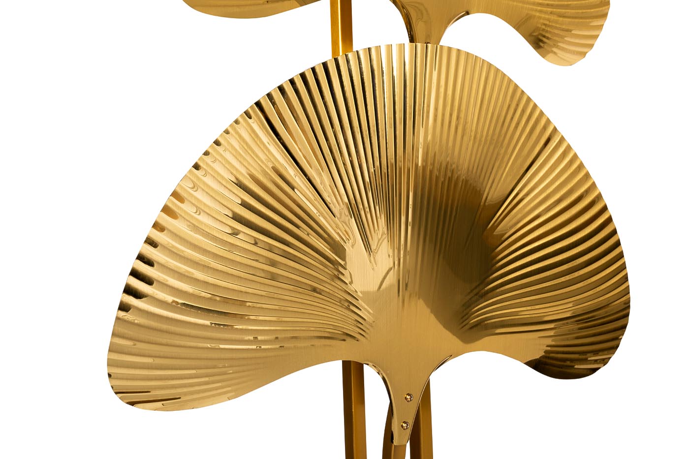 K2KM1125F-3 Торшер металлич.«Гинкго» латунь L55*W26*H183_s2 3