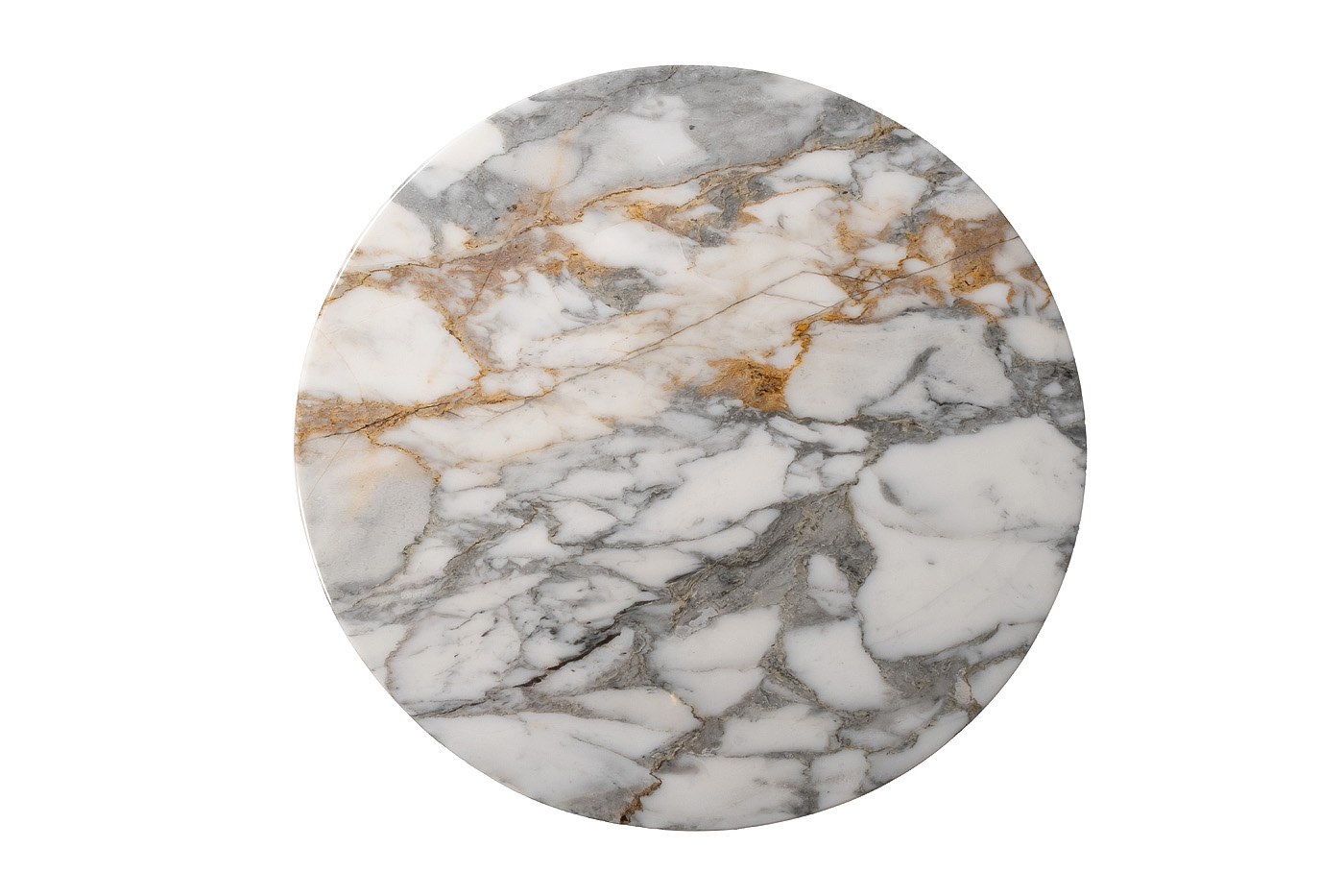 160KD-26501 Стол журнальный, мрамор Арабескато Корчия (Arabescato Corchia) d60*40см_s2 2