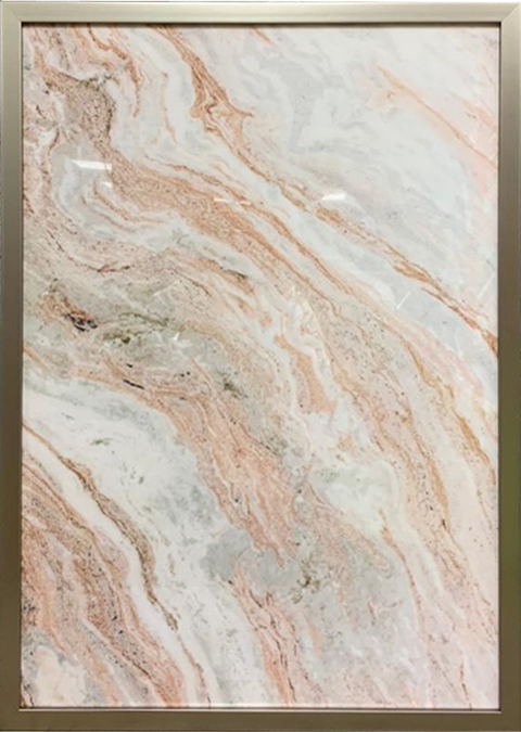 89VOR-MARBLE2 Постер «Розовый мрамор-2» 50*70см, багет_s2 1