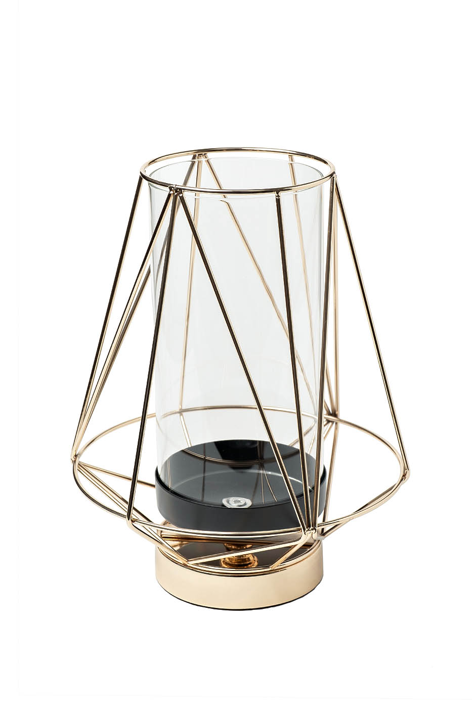 2K389087-G Подсвечник 20*20*25см, цвет золото_s2 1