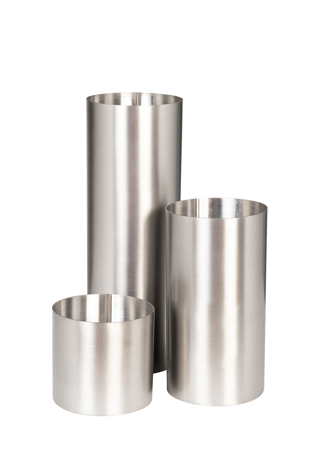 58DB-18302 Ваза нерж.ст/мат.никель 10*10*10см_s2 2