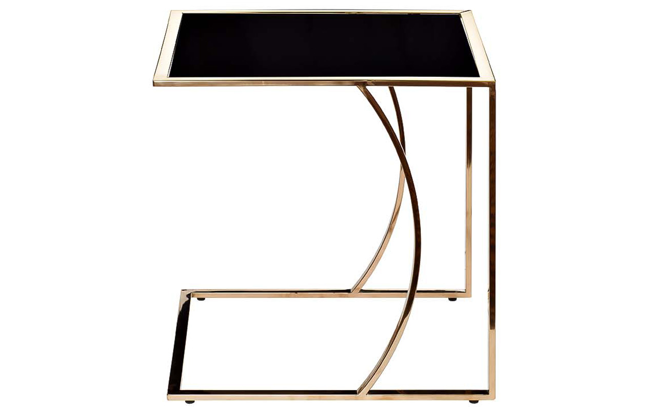 13RXNT5076L-GOLD Стол журнальный 50*45*49 черный/розовое золото_s2 1