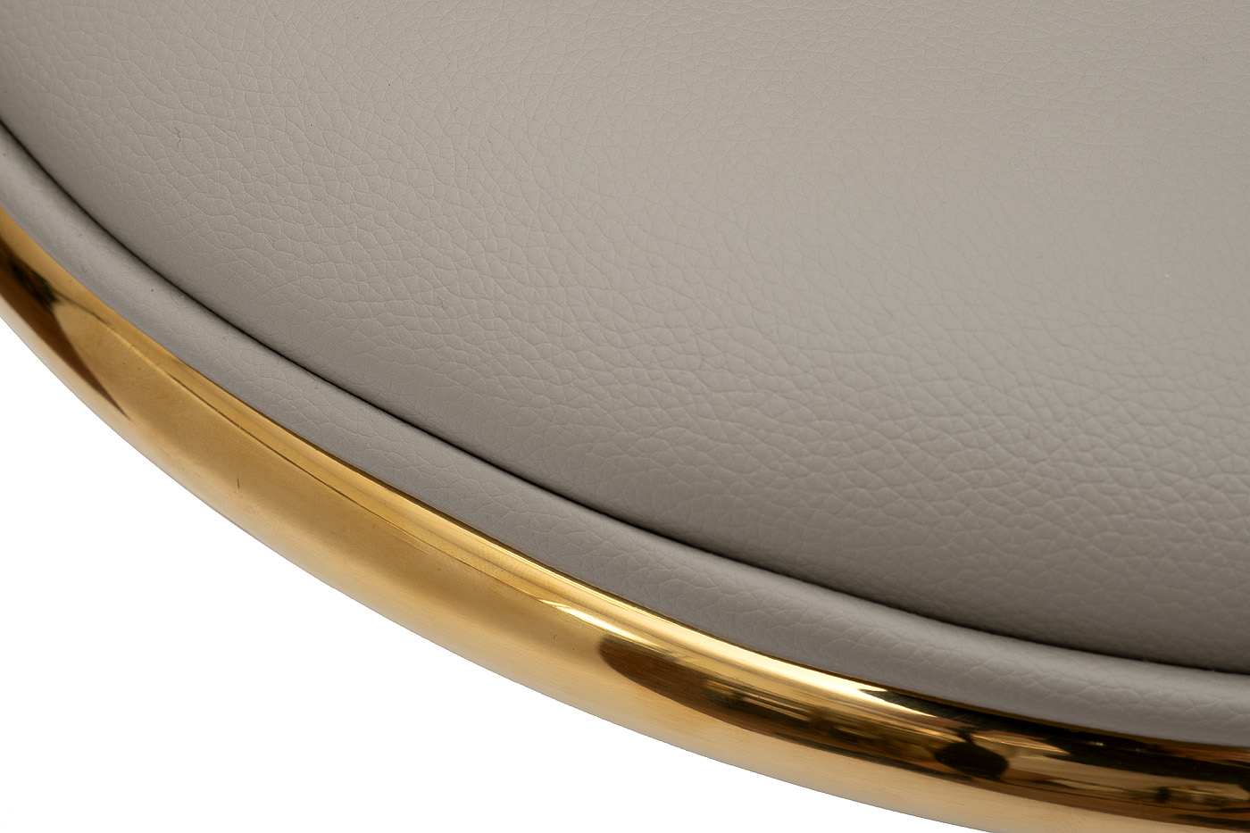 76AR-24005 Стул экокожа бежевый/золото 48*56*86см_s2 4