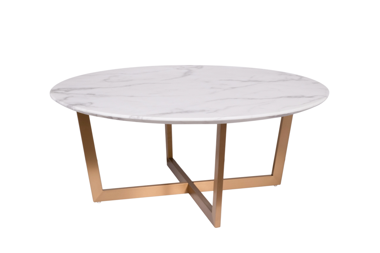 33FS-CT2029-BBS Стол журнальный Pearl White d100*40,6см_s2 1