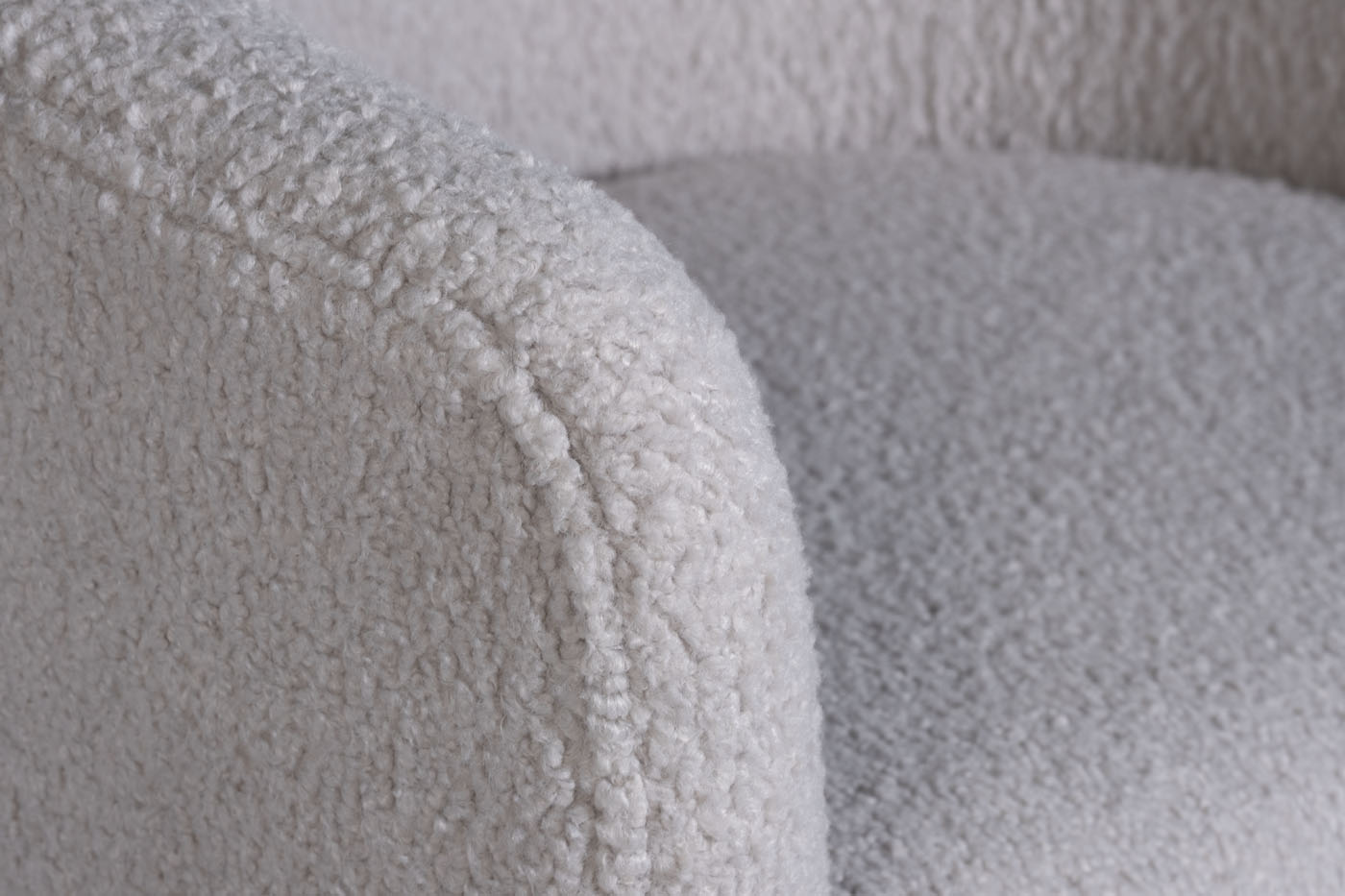 48MY-KRES-2841 SER Кресло вращающееся, иск.каракуль серый 79*74*79cм_s2 4