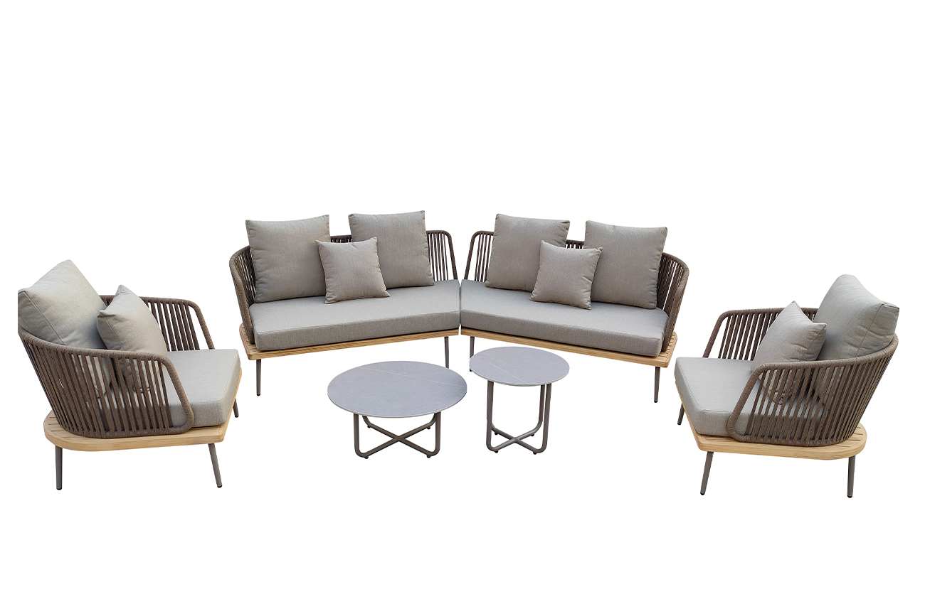 129KN-01430 Стол кофейный «БЭЙЛИ (BAYLEY)» уличный серый d70*32см_s2 3