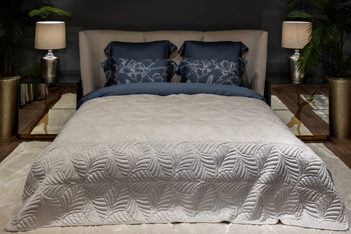 177HON-60230 Покрывало Флора кремовое 180*230_s2 1