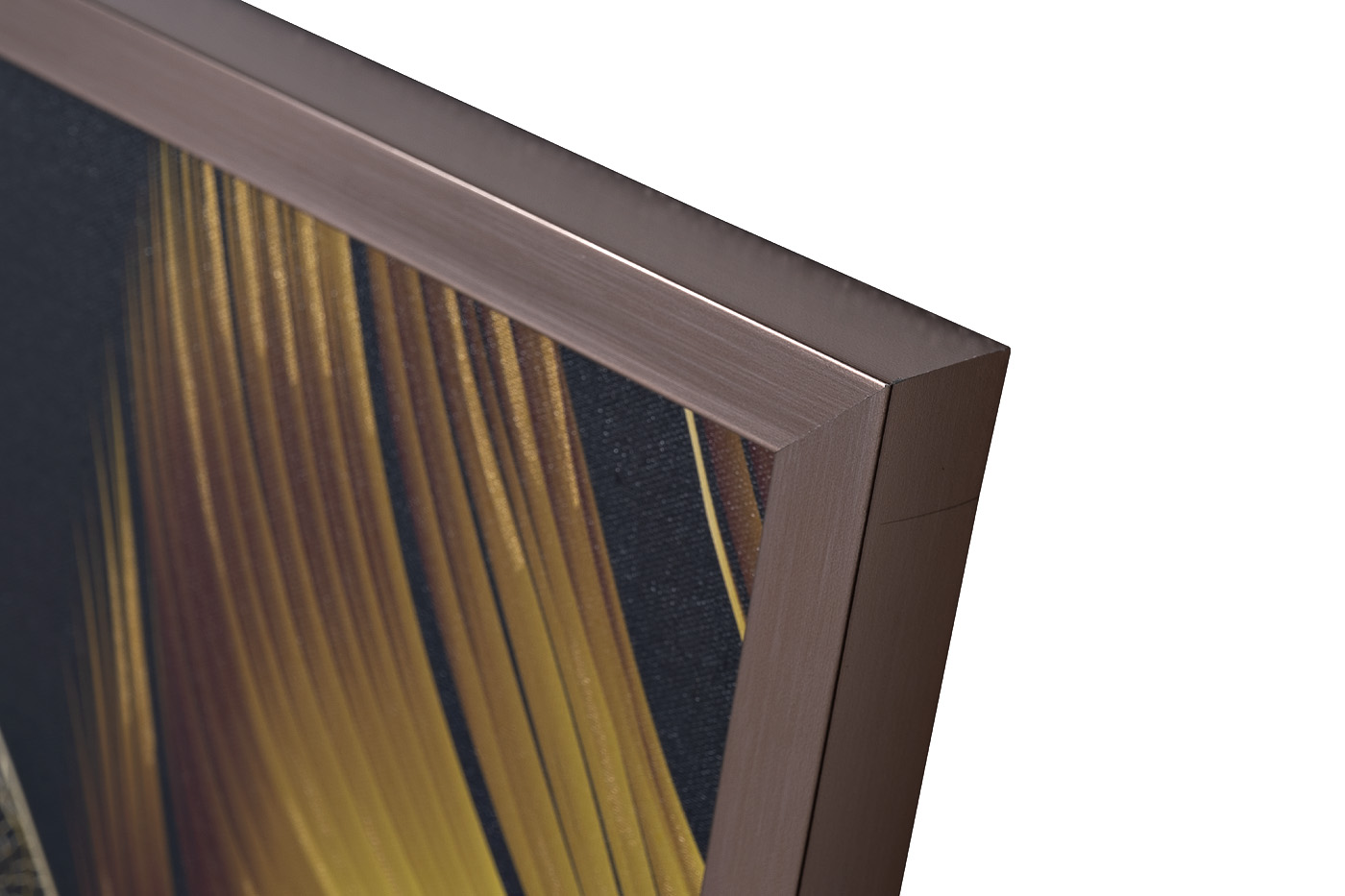 89VOR-GOLDEN LEAVES-3 Холст «Золотые листья-3» 100х70 см, багет( латунь),поталь_s2 3