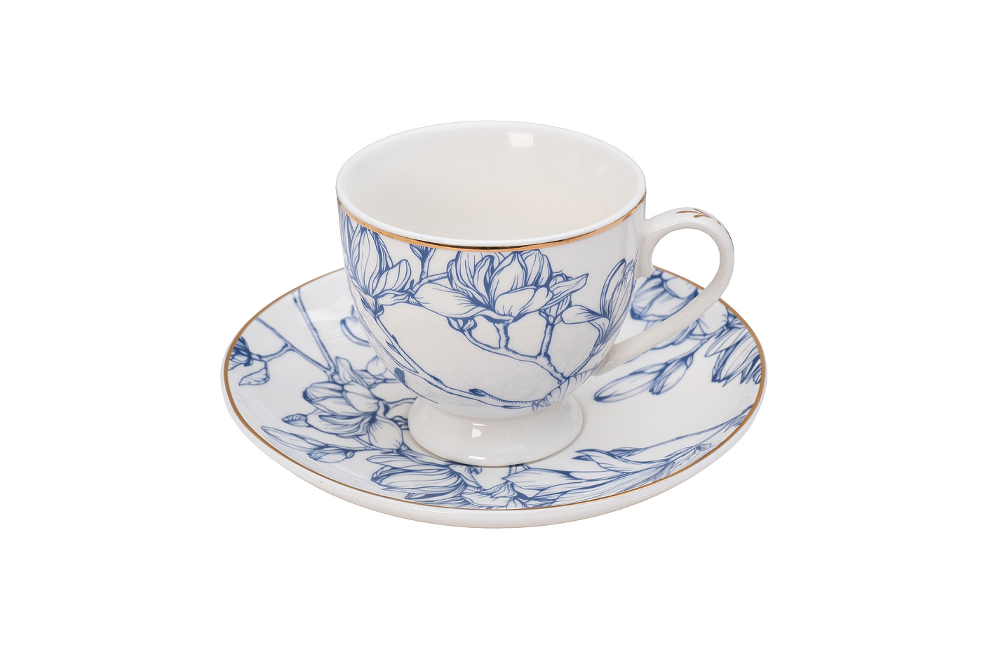 26FC-14850 Чайная пара АРТ МАГНОЛИЯ 230мл (4)_s2 1